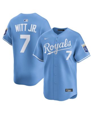 Men's Bobby Witt Jr. Light Blue Kansas City Royals Alternate Limited Player Jersey
