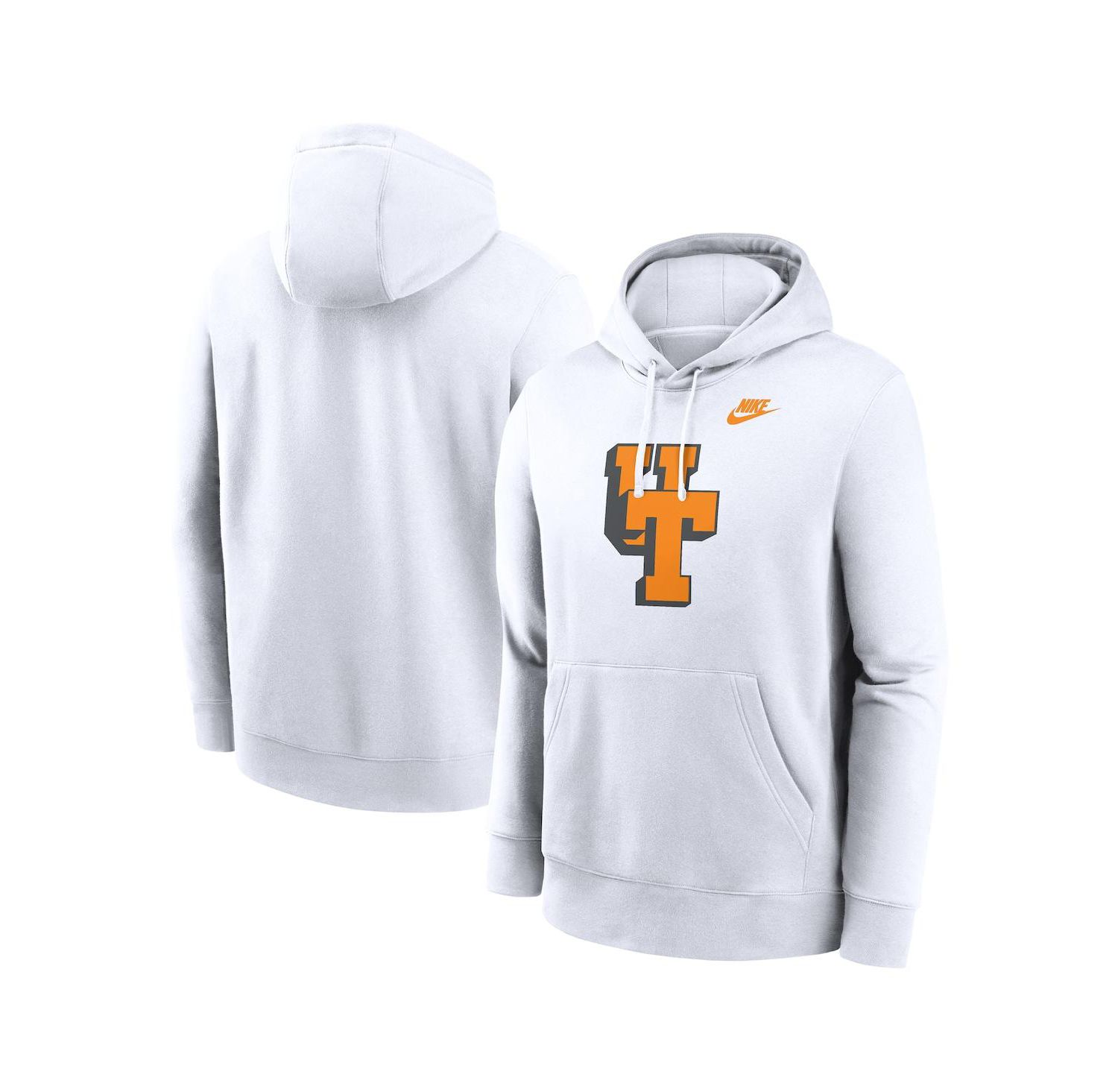 Men's White Tennessee Volunteers Vault Block Pullover Hoodie