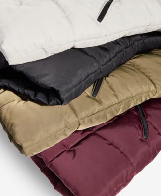 Women's Faux-Fur-Trim Hooded Puffer Coat