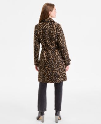 Women's Double-Breasted Belted Trench Coat