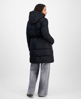 Women's Hooded Puffer Utility Coat