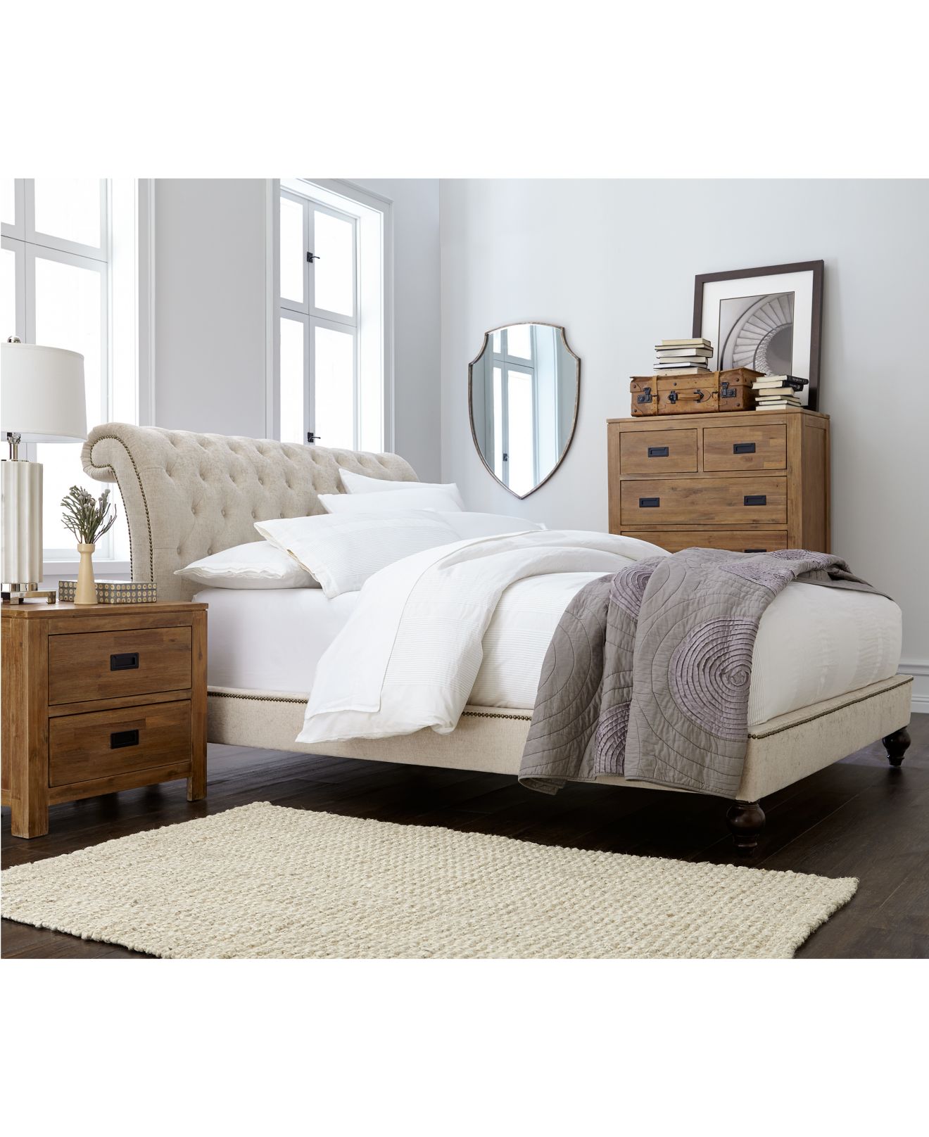 Mirrored Bedroom Furniture Sets Macy s