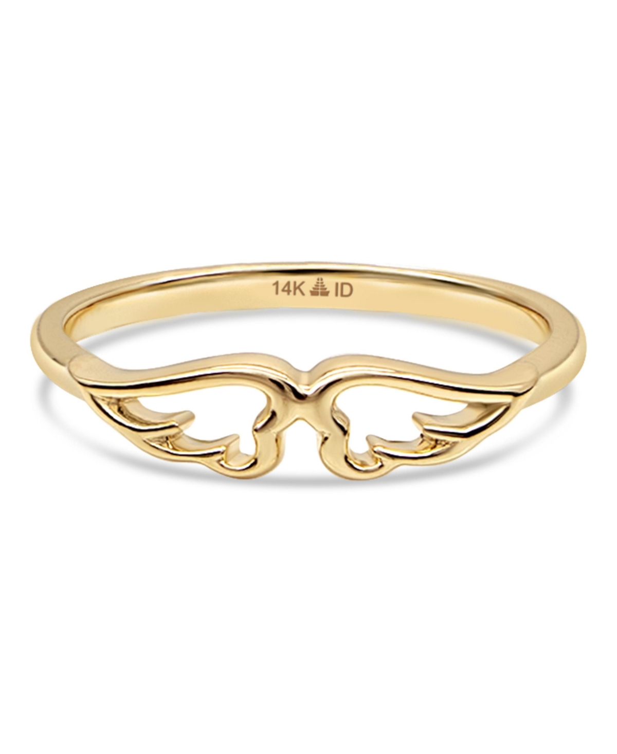 Angel Wings Ring in 14K Gold, Size approx. grams - Gold