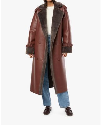 Women's Bonded Faux Fur Overcoat