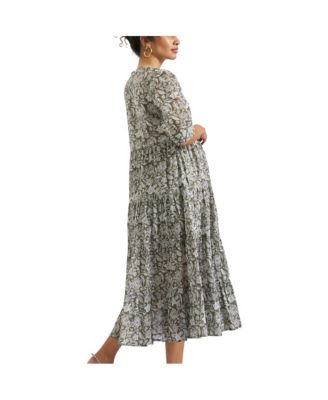 Maternity Ripe Ezra Tiered Dress