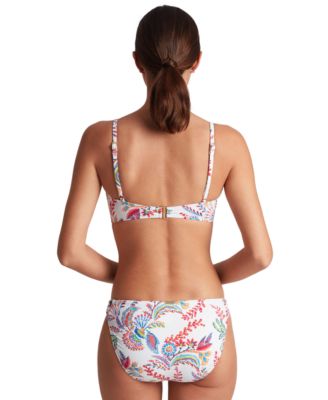 Ralph Lauren Womens Printed Twist Front Underwire Bikini Top Twist Side Hipster Bikini Bottoms