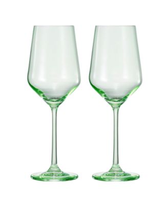 Contemporary Wine Glasses, Set of 2