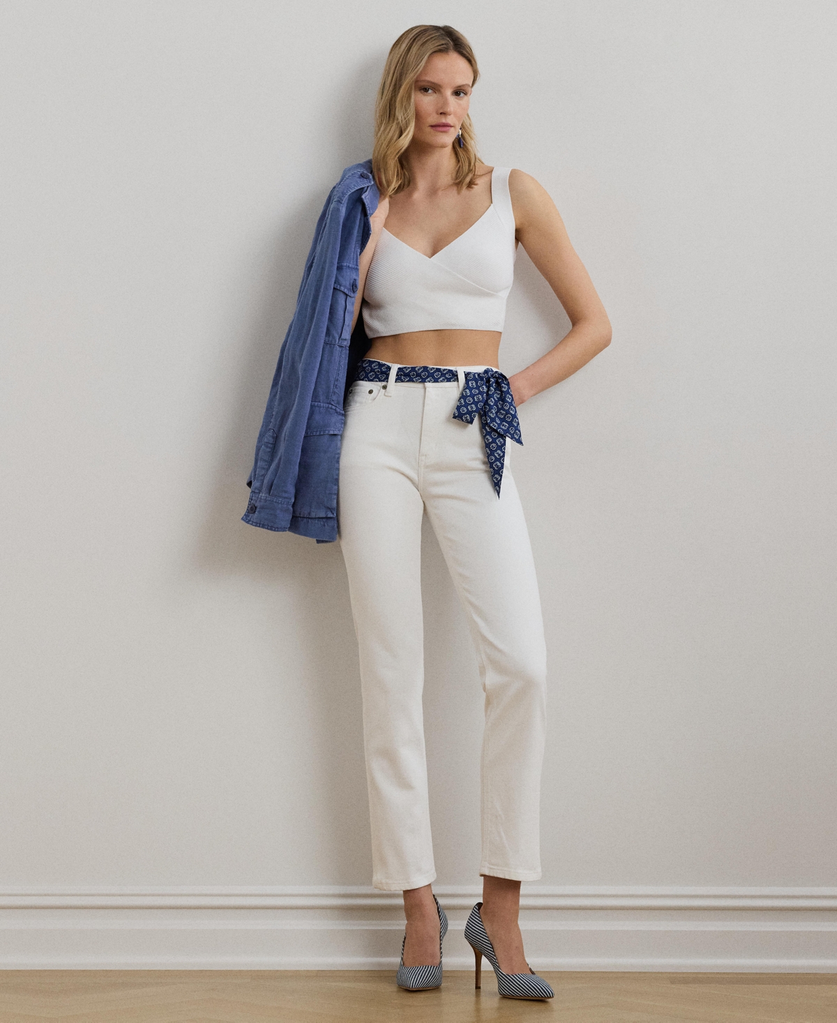 Women's High-Rise Straight Ankle Jeans - Cypress Wash