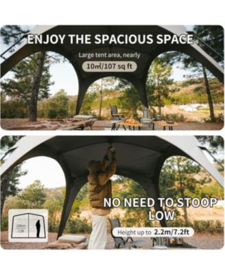 Cloud Boundar Camping Sun Shelter, 60S Easy Setup Instant Pop up Canopy Tent for Sporting Events, Tailgating, Camping, Outdoor Activities