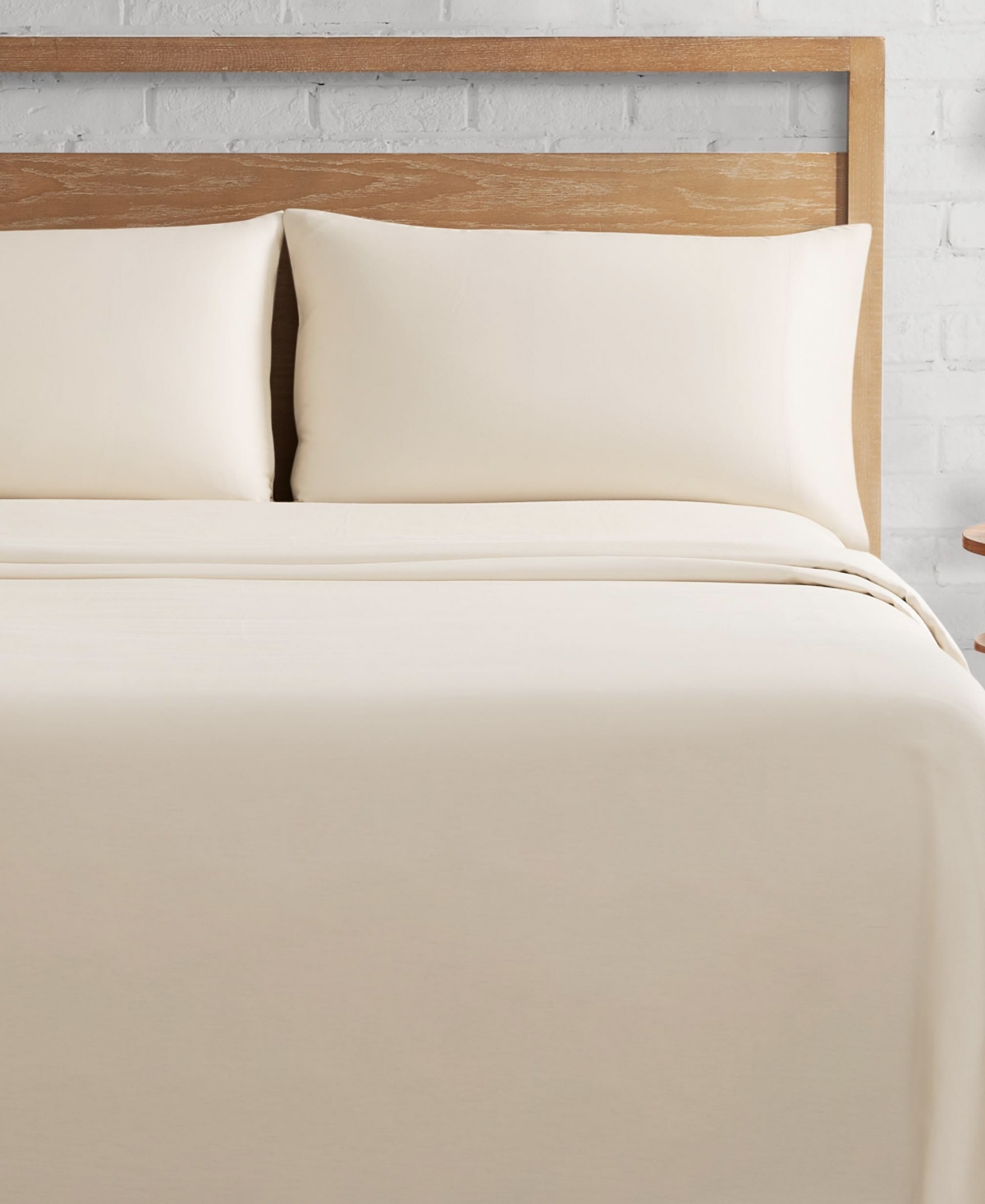 Shop Lucky Brand Serene Slumber 300-thread Count Cotton 3-pc. Sheet Set, Twin In Beige