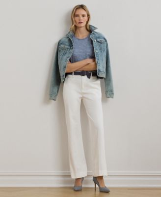Lauren Ralph Lauren - Women's Stretch Cotton Chino Flare Pants