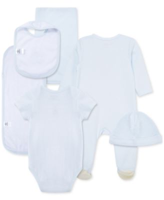 Baby Boys Cute Bear Cotton Gift Box, 6 Piece Set