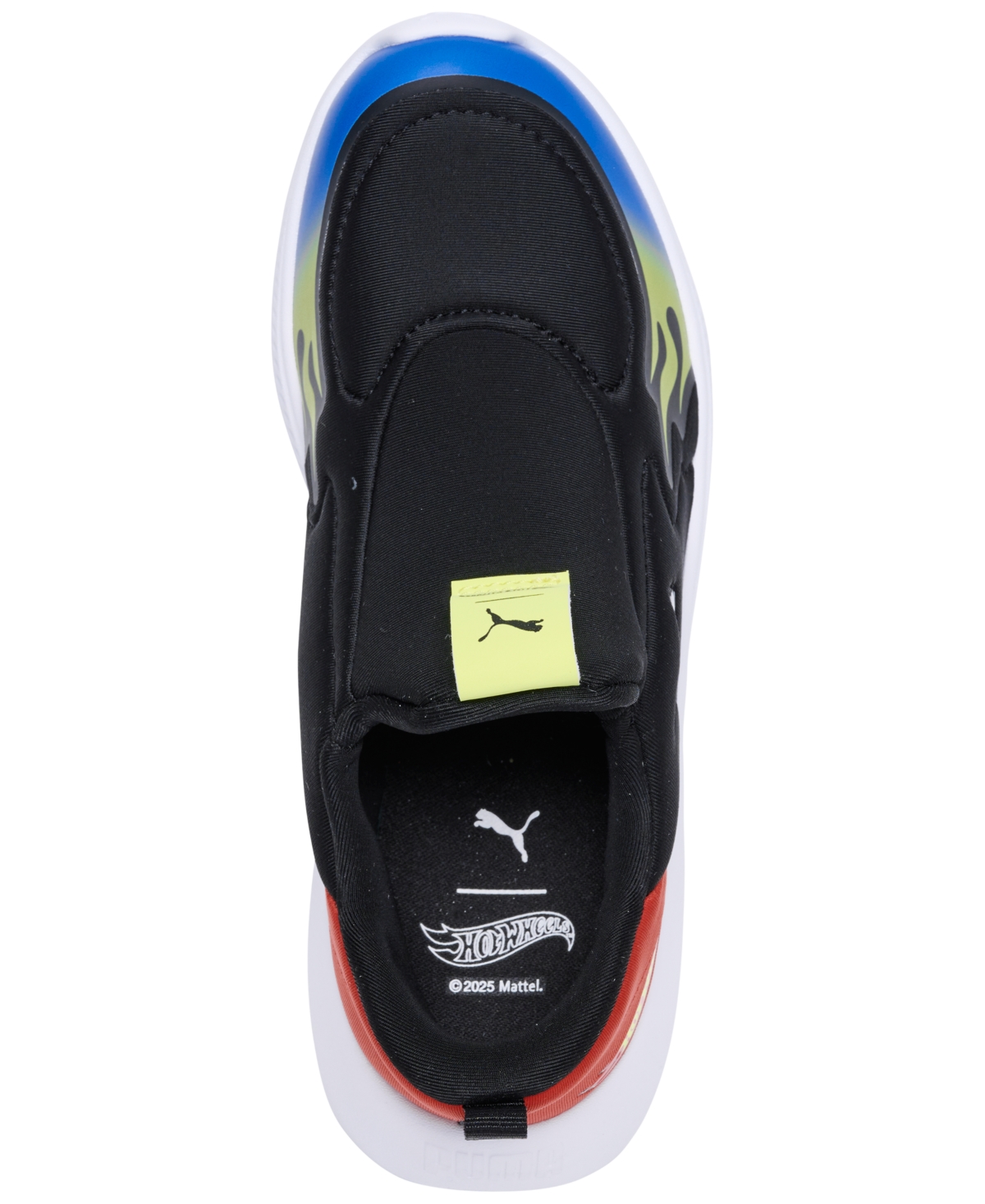Puma X Hot Wheels Little Kids Fun Racer 2 Sliptech Casual Sneakers From Finish Line In Black,white
