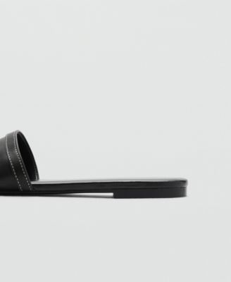 Women's Buckle Leather Sandals