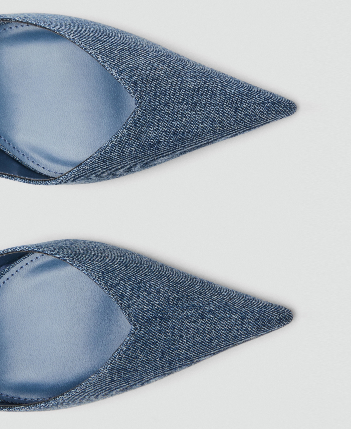 Mango Women's High-Heeled Denim Shoes