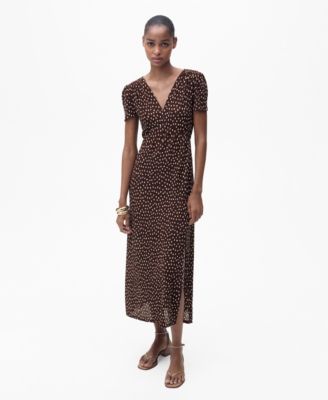 MANGO - Women's Midi Floral Dress