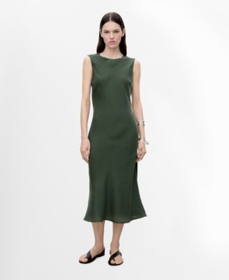 MANGO - Women's Shift Midi Dress
