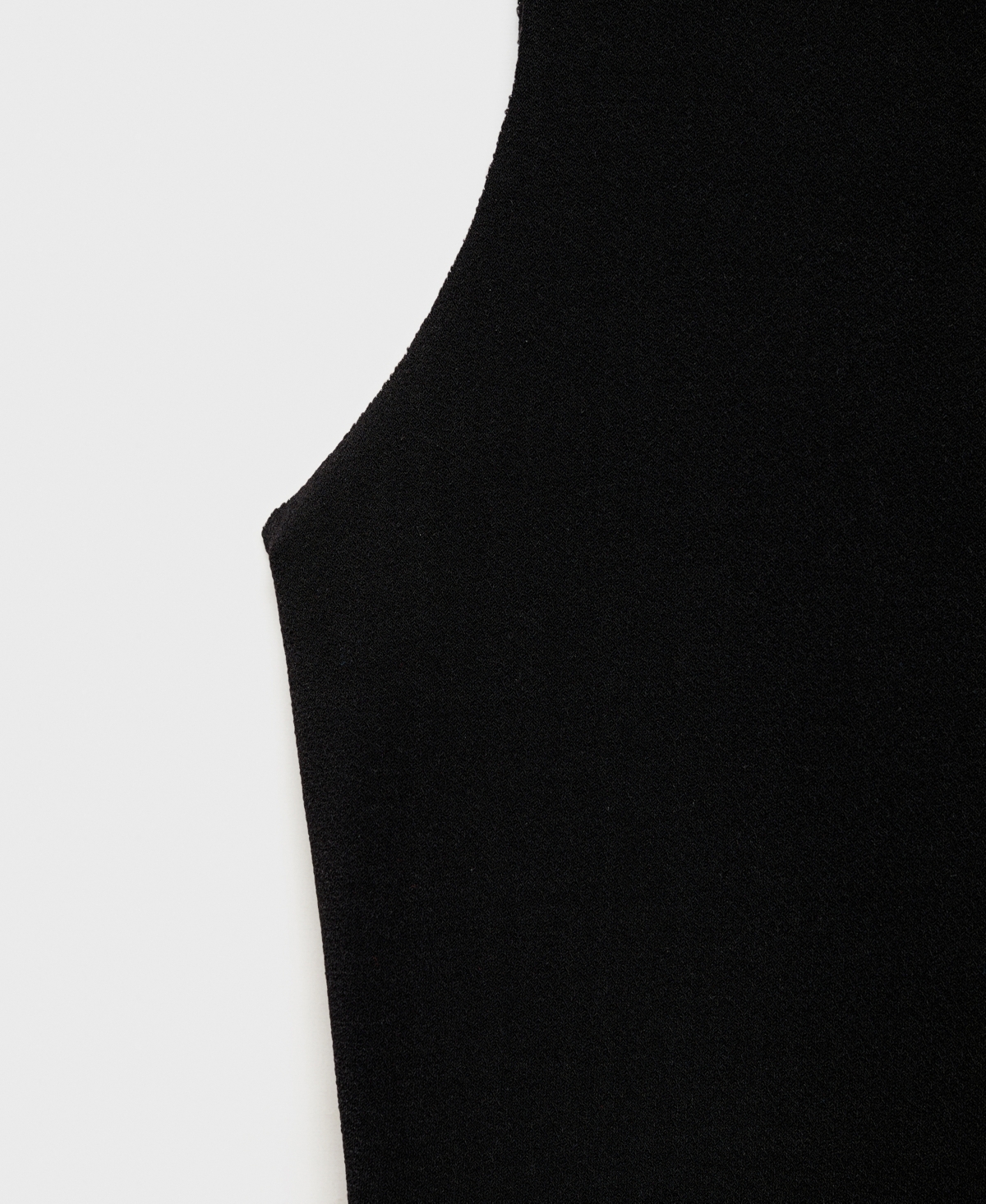 Shop Mango Women's Boat-neck Knitted Dress In Black