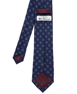 Men's Geo-Pattern Silk Tie