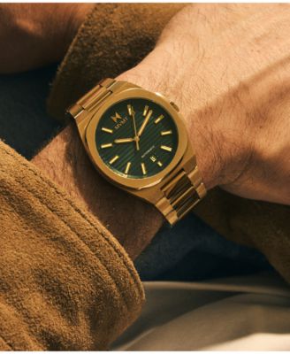 Men's Odyssey II Automatic Gold Tone Stainless Steel Bracelet Watch, 40mm