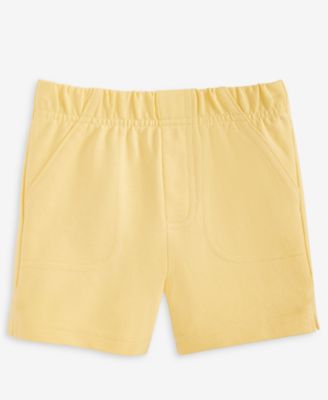 First Impressions - Baby Boys French Terry Solid Shorts