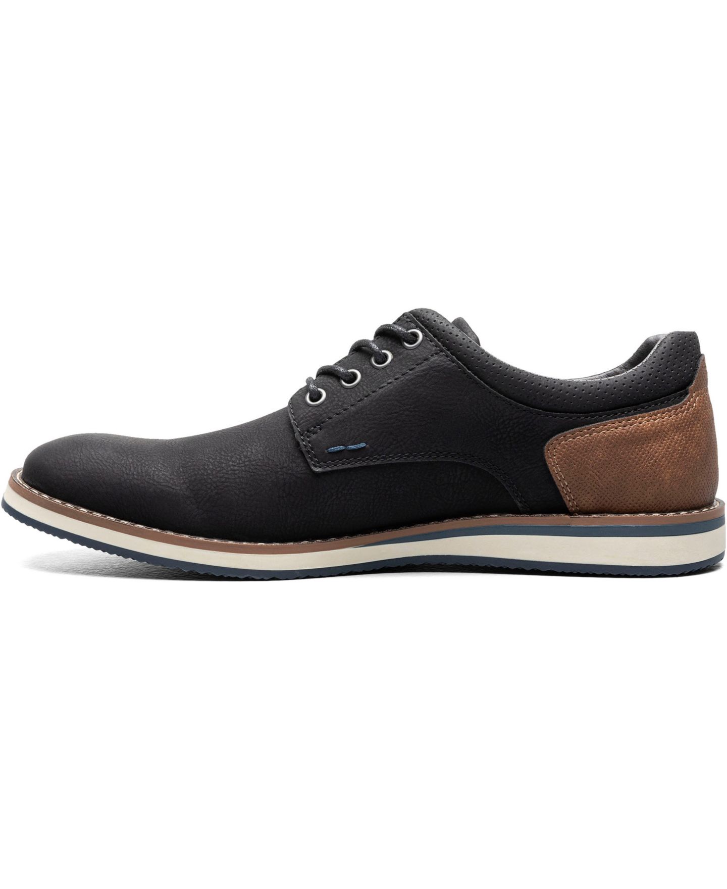 Мужские туфли Nunn Bush Hyde II Plain Toe Oxford, цвет: Чёрный — фото 5