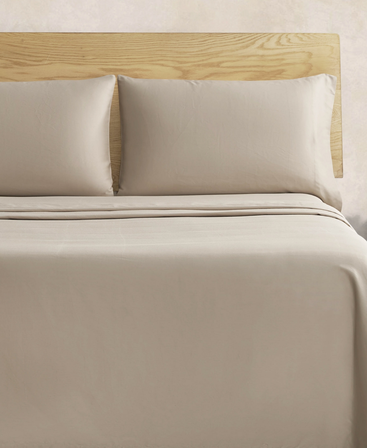 Jessica Simpson Blissful Dreams 300-thread Count Cotton Sateen 3-pc. Sheet Set, Twin In Linen Brown