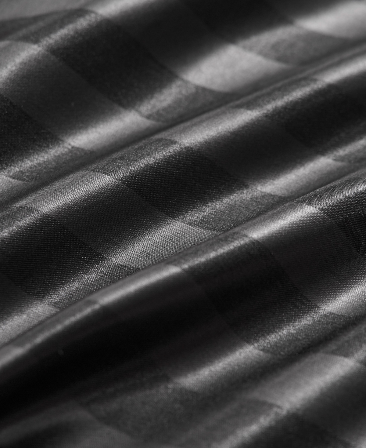Shop Juicy Couture Satin Damask 4-pc. Sheet Set, Full In Black
