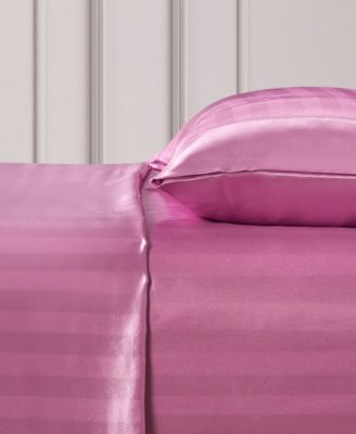 Satin Damask 3-Pc. Sheet Set, Twin