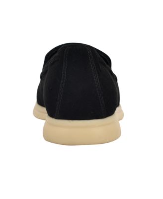 Women's Aryana Interlaced Suede Slip-On Boat Loafers