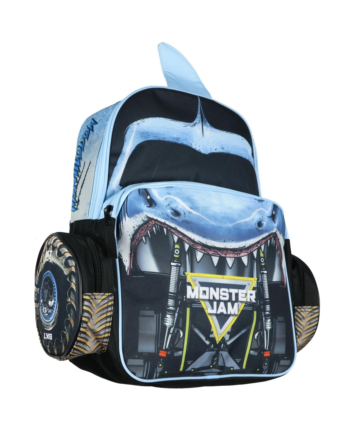 Backpack Megalodon Predator Truck Grill 3D Character School Book Bag