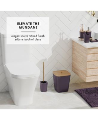 8-Piece Complete Bathroom Decor & Accessory Set with Bath Rugs