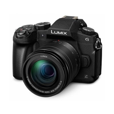 Panasonic LUMIX DMC-G85 Mirrorless Camera w/12-60mm f/3.5-5.6 LUMIX G OIS Lens Bundle with 45-150mm f/4.0-5.6 Lens, Memory Card, Bag, 2x
