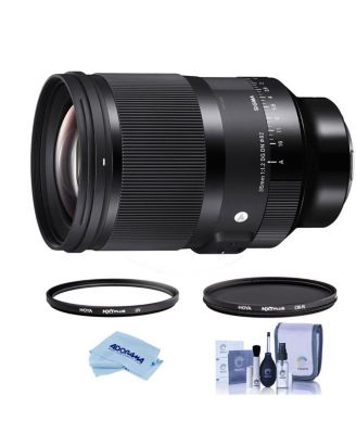35mm f/1.2 DG DN ART Lens for L Mount, Bundle with Tiffen 82mm UV and CPL Filters