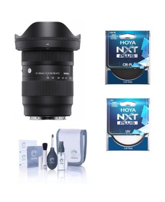16-28mm f/2.8 DG DN Contemporary Lens for L Mount, Bundle with Tiffen 72mm UV and CPL Filters