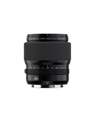 Fujinon GF 55mm f/1.7 R WR Lens, Bundle with Hoya 77mm UV and CPL Filters