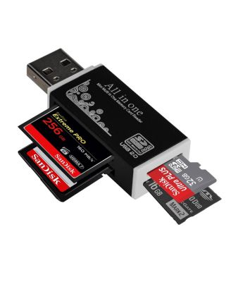 MNB5Z 56MP 5K Ultra HD 2.8" LCD Screen Digital Camera, White, Bundle with Camera Case, 64GB Memory Card, Multi Card Reader