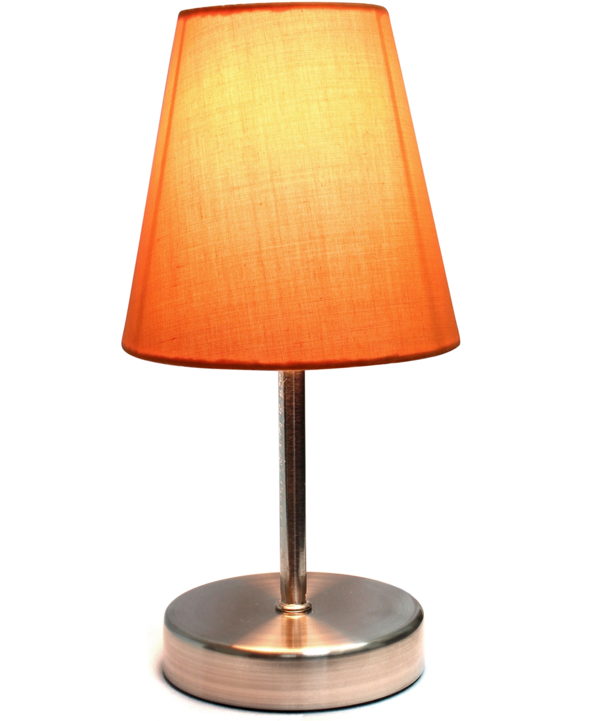 Creekwood Home 10.5" Metal Iconic Duo Mini Sand Nickel Table Lamp Set