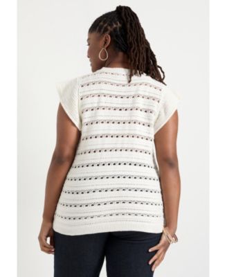 Women's June + Vie Ruffled-Sleeve Top