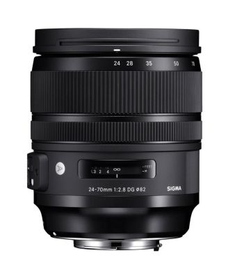 24-70mm F2.8 DG OS HSM Art Lens for Canon   EOS Digital Cameras (576954) - Bundle with 82mm   Filter Kit + Lens Wrap + Corel PC