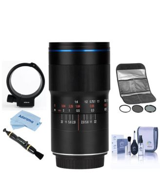 Laowa 100mm f/2.8 2X Ultra Macro APO Lens for Sony FE, Bundle with Hoya 67mm Digital Filter Kit II, Laowa Tripod Collar, Lens Cleaner, Cleaning