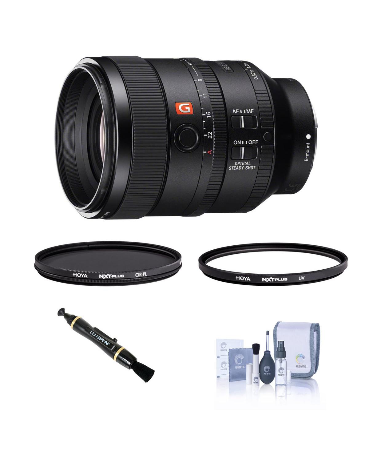 Sony Fe 100mm f/2.8 Stf Gm Oss Lens for Sony E, Bundle with Hoya 72mm Uv+Cpl Filter Kit, Cleaning Kit, Lens Cleaner
