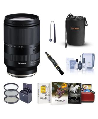 28-200mm f/2.8-5.6 Di III RXD Lens for Sony E, Bundle with ProOptic 67mm Filter Kit, Mac Software Kit, Cleaning Kit, Lens Cap Tether, Lens