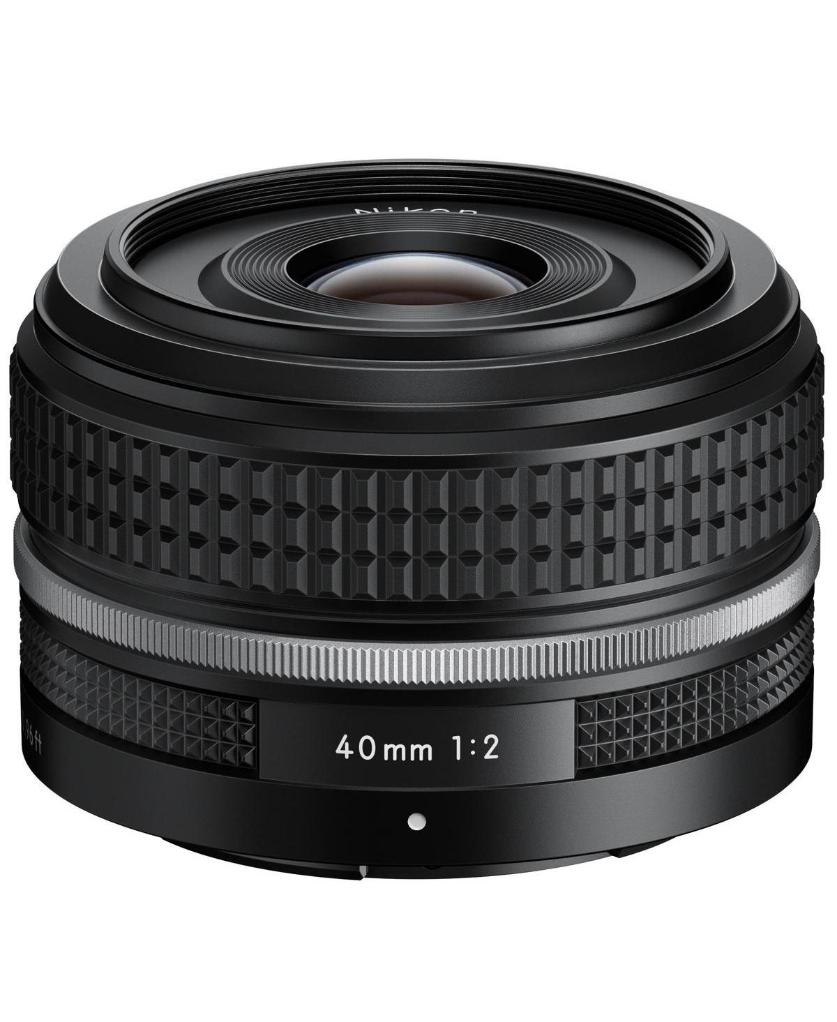 Nikon Z f Mirrorless Camera, Orange with Nikkor Z 40mm f/2 Se Lens, Bundle with 2x Battery, 128GB Memory Card, Shotgun Microphone, Tripod and Backpack