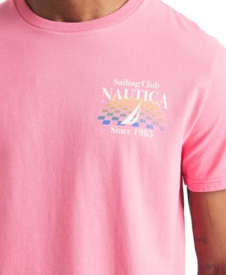 Men's Sailing Club Classic-Fit Graphic T-Shirt