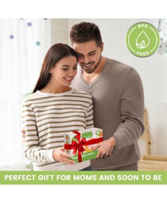 Baby Teether Toys for Babies 0-6 Months, Newborn Infant Baby Teethers Freezer Safe Silicone Baby Teether Toys, Frozen Teething Toys for Babies 0-6 Months, Baby Teethers Toys 6 Pack - Perfect Baby Gift