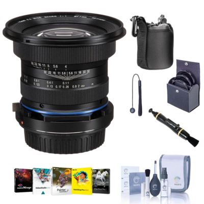 Laowa 15mm f/4 1:1 Macro Lens with Shift for Sony FE, Bundle with ProOptic 77mm Filter Kit, Cleaning Kit, PC Software Kit, Lens Cap Tether, Lens