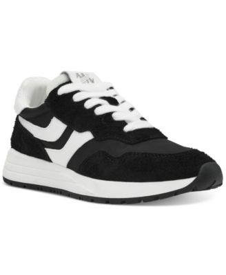 Steve Madden - Women's Burst Lace-Up Retro Jogger Sneakers
