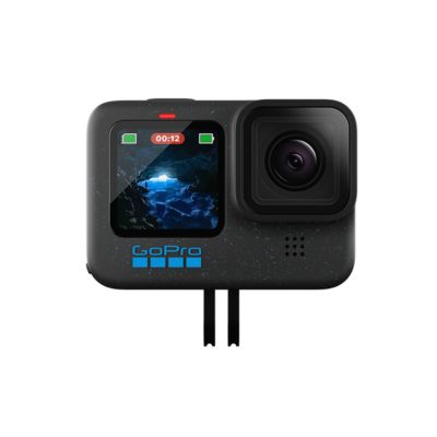 HERO12 Black Camera Bundle: Waterproof Action Cam with Go Pro Media Mod and 64GB Micro SD for Ultimate Content Creation