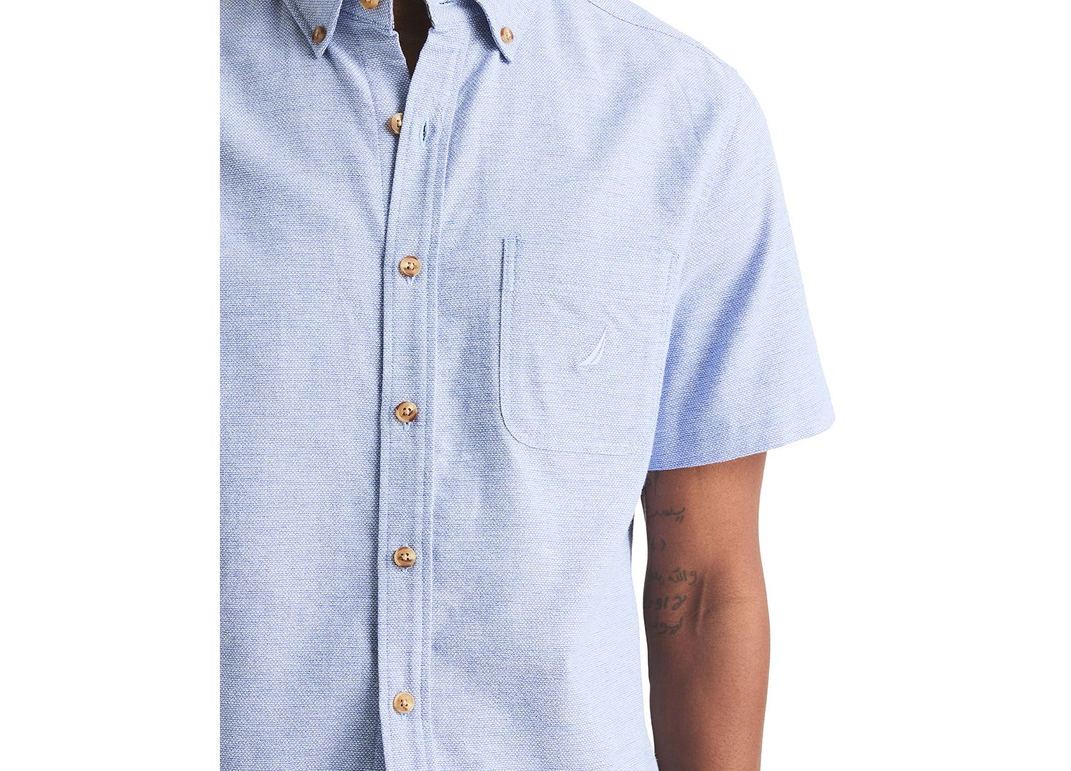 Men's Classic-Fit 100% Cotton Short-Sleeve Shirt